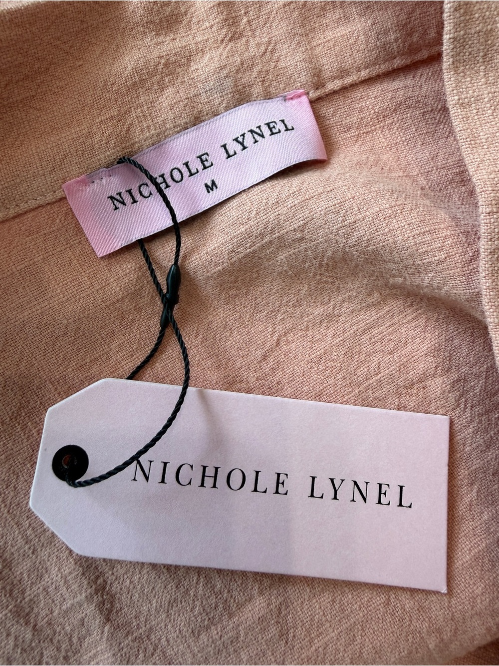 NWT 2PC Nichole Lynel Light Pink Boho Festival Vibes Fringe Jacket & Shorts Sz M - Picture 10 of 12
